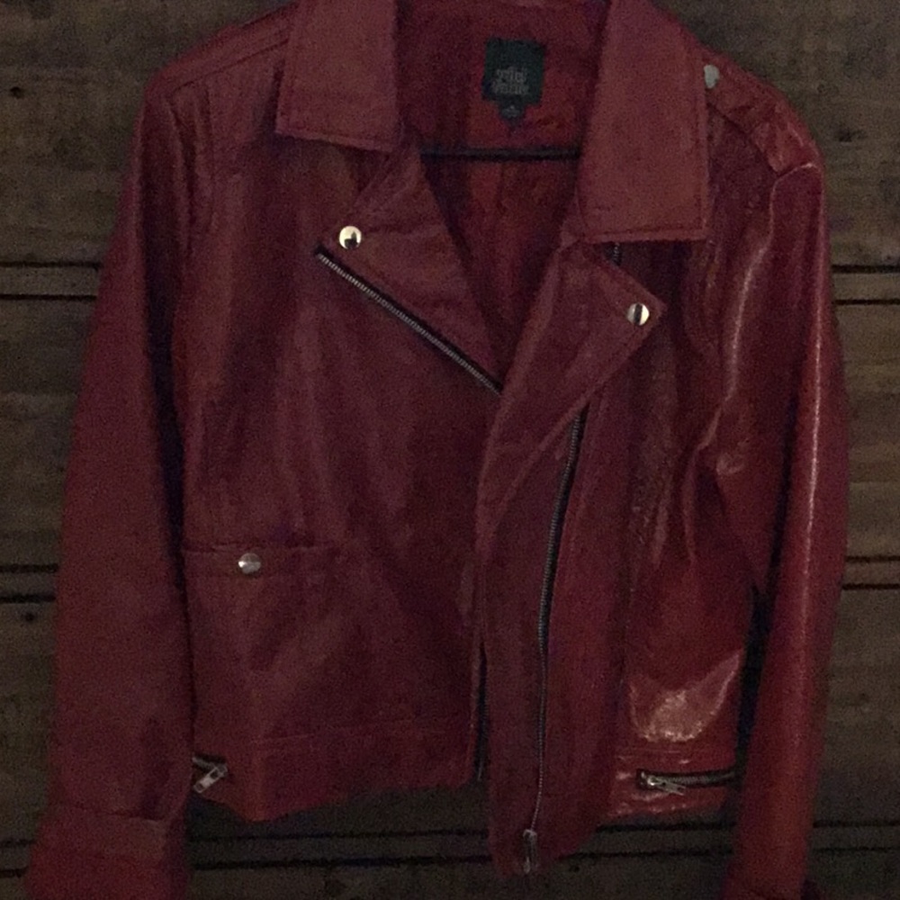 Jacket by Wild Fable Faux Patent